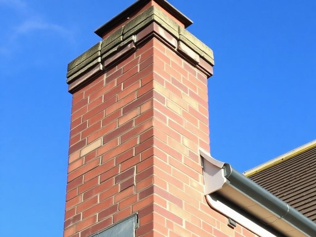 Chimney re-pointed and re-flashed, Altrincham after